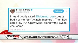 In a morning Twitter tirade, President Trump lashed out at Morning Joe co-host Mika Brzezinski via Twitter. Republicans and Democrats are condemning Trump’s comments.#NewsOneNow | Roland Martin