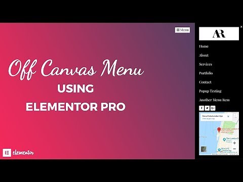 How to Build an Off-Canvas Menu with Elementor Pro Popup Builder