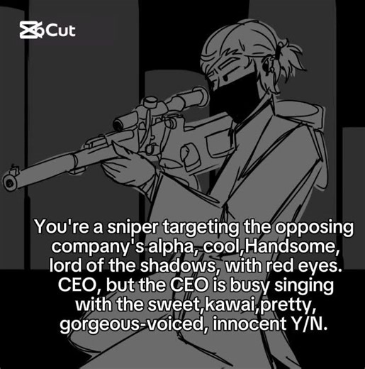 My #OC with Y/N trend hehe:3 #yn #ceo #oc #sniper #art #animation #trend #youtube #gacha #artist