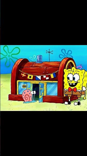 SpongeBob Builds a Mini Krusty Krab for Gary! 😱 #spongebob #spongebobsquarepants #animation