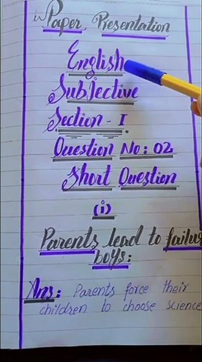 best English paper presentation for board exam / topper board exam paper presentation