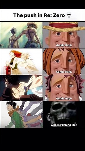 The push in Re: Zero 💀 #anime #rezero #myheroacademia #viral #shorts