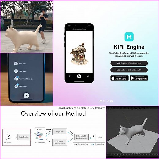 KIRI Engine - 3D Gaussian Splatting On Android and iOS