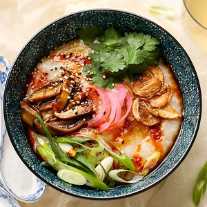 Vegan Congee Recipe (Instant Pot)