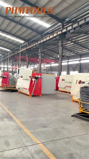 Stirrup bending machine production line in operation ⚙️