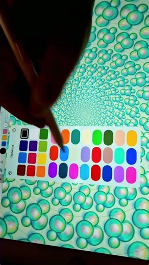 Magicwater drops on iPad#affinitydesigneripad#art#water#colors#drawing