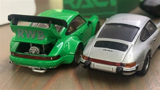 从这一代开始才有真正的保时捷911 1/64 RWB 930 HEC北展首发