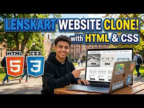 LensKart Website Clone Project | with HTML & CSS