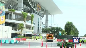 3 taken to hospital after reported explosion at Hard Rock Stadium