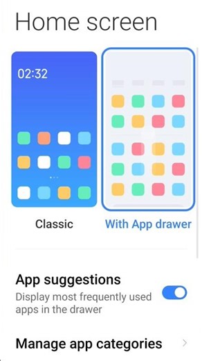 redmi xami phone setting app scene