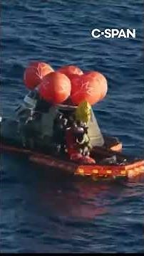 Artemis II crew extracted from Orion capsule