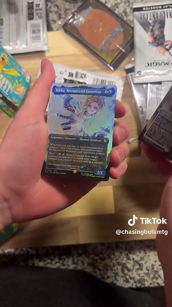 MTG Tutorial: how to open a chocobo bundle with a kitchen kn*fe (Easy difficulty) #mtg #magicthegathering #mtgcollection #mtgcommander #mtgcommunity