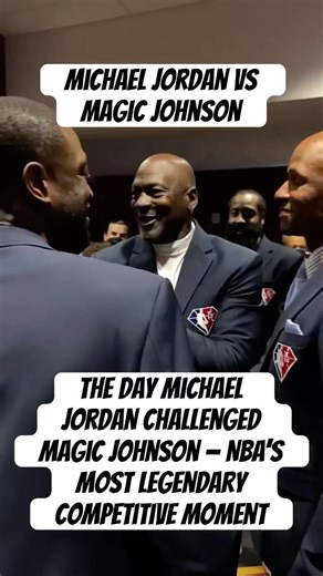 Momentum: Michael Jordan vs Magic Johnson — The NBA’s Ultimate Competitive Moment #nbadebate #sports