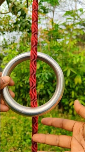 Secret Rope Idea ✅ #knowledge #experiment #camping #learning #usa