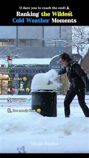 Ranking Best Cold Weather Moments 😭🥶