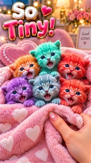 These Tiny Kittens Wouldn’t Stop Meowing… Until This Happened 🥹🐾
