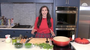 Make the most of frozen peas and spinach in this vibrant green shakshuka