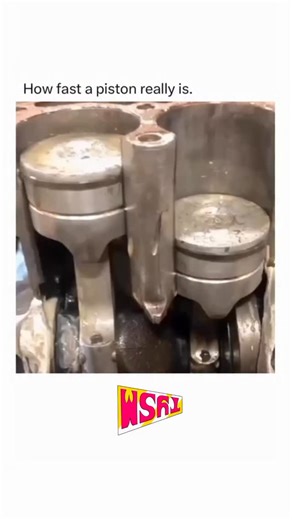 knowledge treasure on Instagram: "The movement of a piston is one of the most fascinating aspects of automotive mechanical engineering. In a combustion engine, pistons move up and down inside the cylinders, converting the energy from fuel combustion into motion. This process happens at extremely high speeds, especially in high-performance engines. When a car accelerates, pistons can reach astonishing speeds. In an engine running at 7,000 revolutions per minute (RPM), each piston completes a cycl