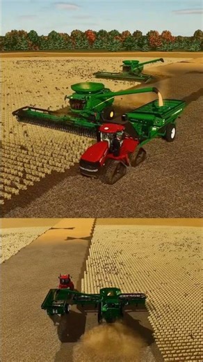Pinto Bean Harvest with John Deere S series combines #farming #farmingsimulator25
