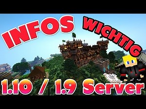 WICHTIGE INFOS! - [ Minecraft 1.10 / 1.9 Server Vorstellung #20 ] | GermanGaming