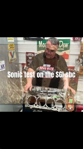 SGI SBC sonic test #sbc #automobile #mechanic #chevrolet #racing #s10 ##cartok ##c10