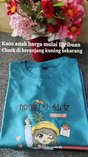 Kaos anak harga mulai 12ribuan #kaosanak #kaosanakperempuan #atasananak #atasananakperempuan #bajuanakperempuan