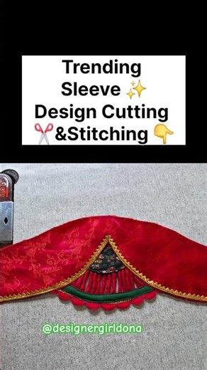 Trending Sleeve Design |Sleeve Cutting &Stitching Tutorial |