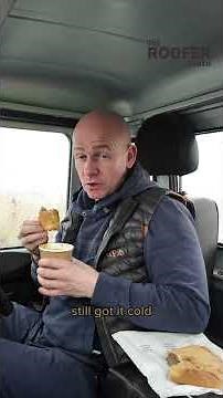 Cold bridie and roasting soup