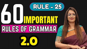 36K views · 813 reactions | 60 Rules Of Grammar 2.O | Rule - 25 | Basic English Grammar | English With Rani ma'am #BasicEnglishGrammar | English With RANI MAM | Facebook