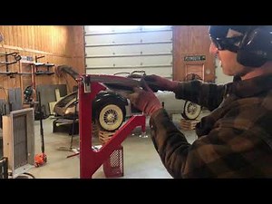 Planishing welds with Planishing hammer