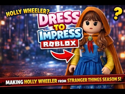Can I Recreate Holly Wheeler in Dress To Impress? (Roblox)