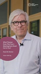 Paul M. Romer: What Themes From This Year's Meeting Have Stood out to You?
