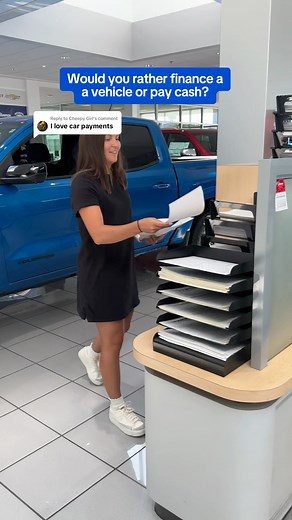 349K views · 699 reactions | Would you rather finance a vehicle or pay cash? 樂 #car #CarPayment #fypage #trendingreels #finance #financetips | Champion Chevrolet | Facebook