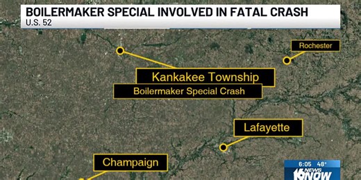 Purdue’s Boilermaker Special involved in deadly crash