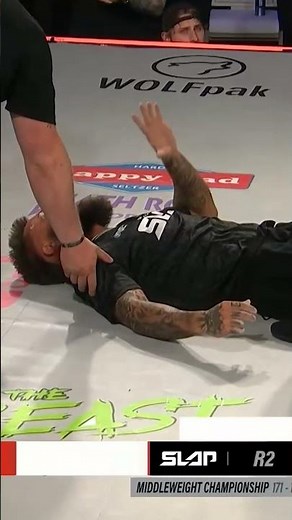 No other way to end #PowerSlap15 😦