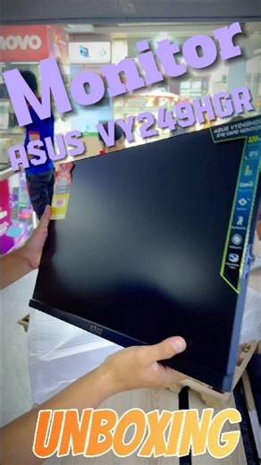 Monitor Asus VY249HGR | Unboxing #Asus #Monitor #VY24