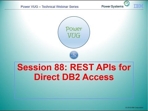 88 REST APIs for Direct DB2 Access