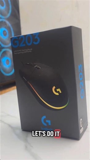This Budget Gaming Mouse Is Actually Goated | G203 LIGHTSYNC | 😳🖱️ #pcgaming #gamingmouse #logitech