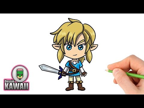 How to draw Link from Zelda Breath of the Wild