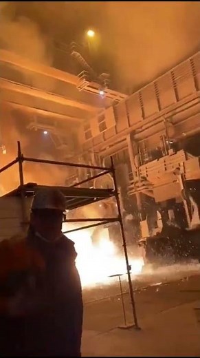 Daily Safety Fails🤯This is WHY Emergency Response Plans Matter – Molten Steel Spill on Camera😳 #fail