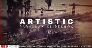 Dynamic Grunge Parallax Photo Slideshow with Distressed Overlays