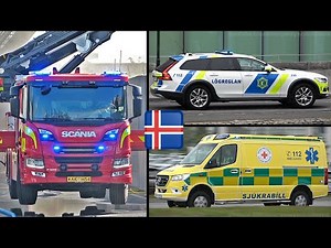 [ICELAND] Police units, Ambulance and Fire Department in Reykjavik