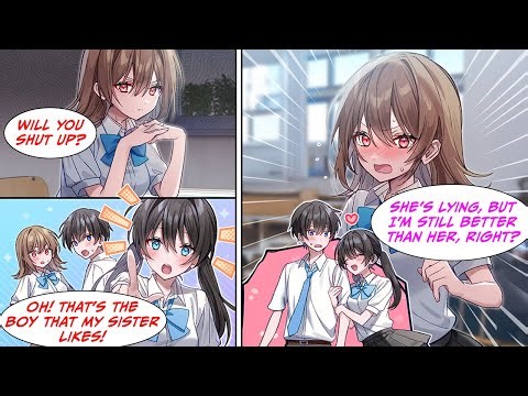 [Manga Dub] The girl next to me hates me, but one day her sister comes to our class and reveals...