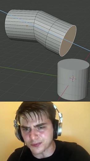 Noob vs Pro artist: Make Pipe easily in Blender! #blender #blender3danimation #blender3dmodelling