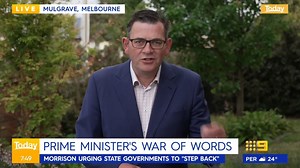 59K views · 1.7K reactions | "I'm not here to treat you like you're French, mate." Victorian Premier Daniel Andrews has responded to Scott Morrison's remarks about states stepping back and giving people control of their lives. #9Today | TODAY | Facebook