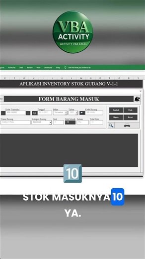 Zero Stock: Here's How to Increase It! Warehouse Stock Inventory V-1-1 VBA EXCEL