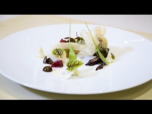 Crispy Pig Tail with Chicharrón and Braised Endive