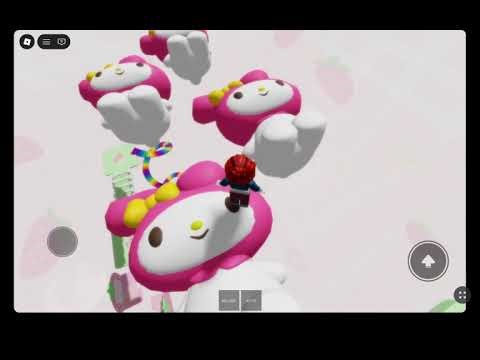 Gameplay of "My melody obby" #roblox #sanrio