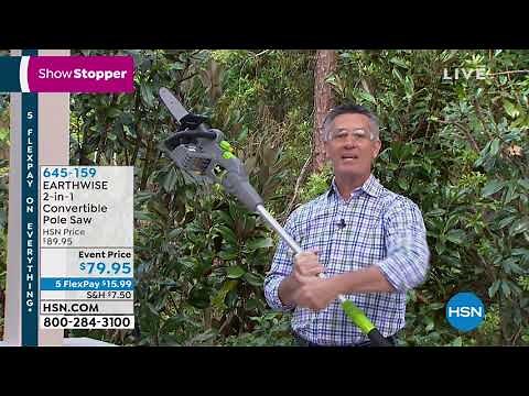EARTHWISE 2in1 Convertible Pole Saw