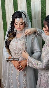 How is it Bride look ? ♥️✨💕 tell me comments 💬which bride is this ? 🪄OUJ BEAUTY PARLOUR 🌸 #ouj #oujbeautyparlour #oujbeautyparlourorangitown #makeup #lipstick #GlamLook #BeautyVibes #nikkahbride #GlowUp #oujparlour | Ouj Beauty Parlour